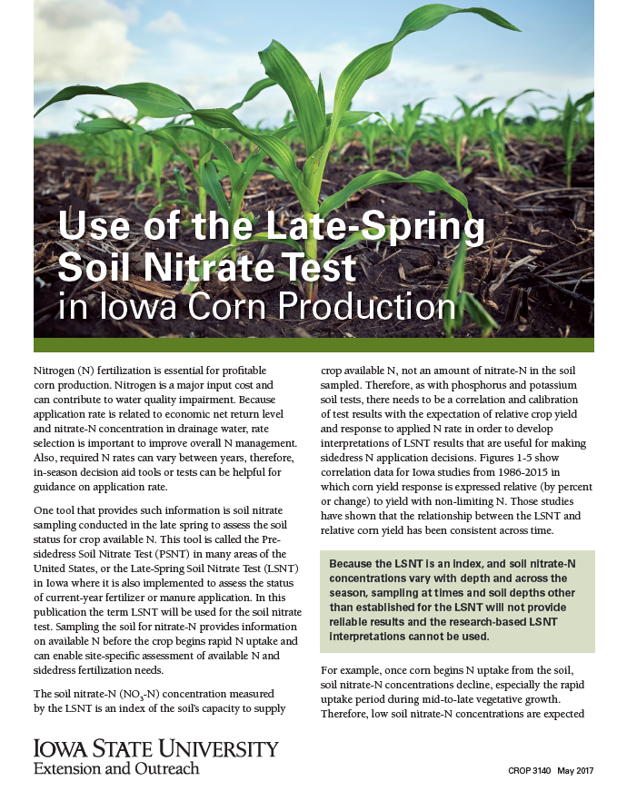 In-season Nitrogen Management For Corn In 2019 | CropWatch | University ...